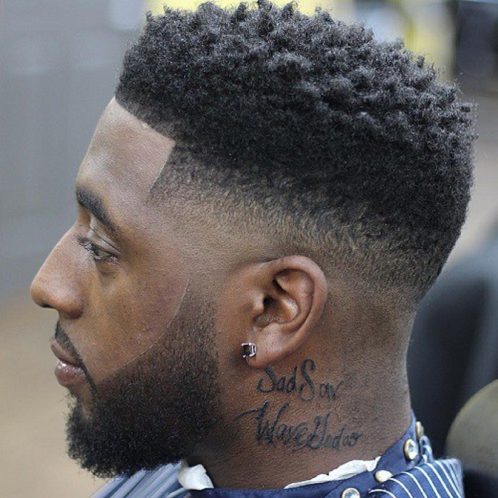 Fade haircut waves menshairstyletrends degrade faded hairstyle afro peinados