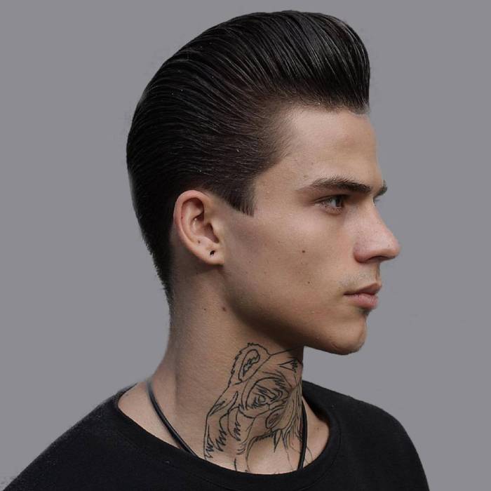 Pompadour hairstyle