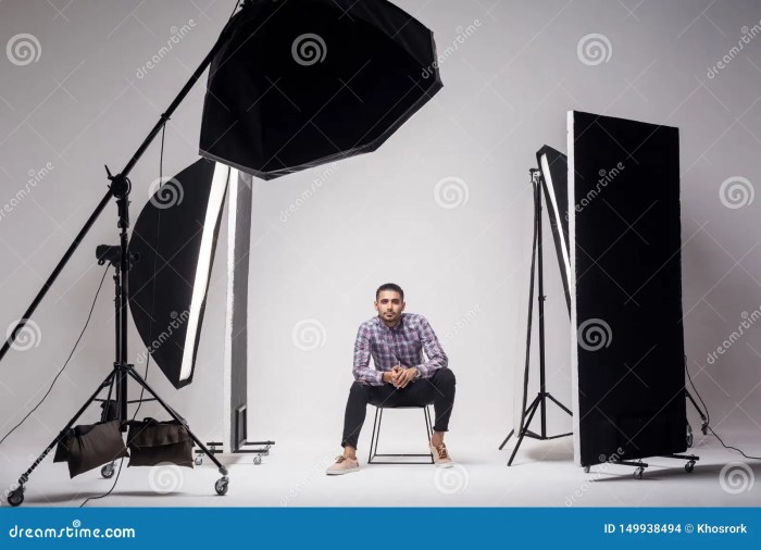 Foto Cowok Ganteng Di Studio Foto Profesional